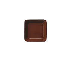 Teema plate 16x16cm brown | Geschirr | iittala