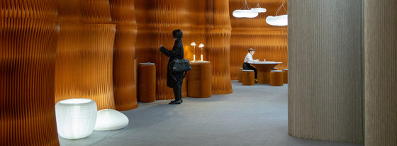 softseating | folding paper stool, bench and table | Poufs | molo