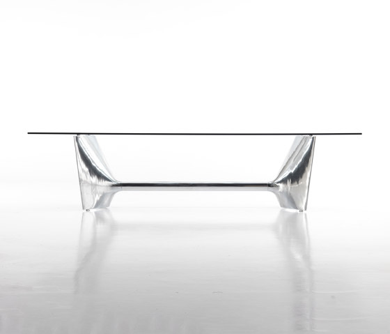 Fratino | Rectangular table crystal top | Tables de repas | Baleri Italia