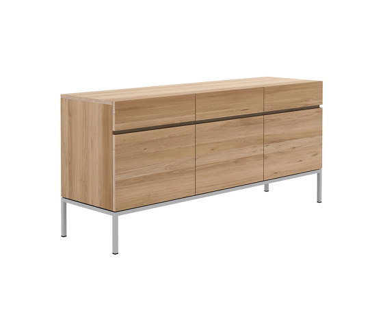 Ligna | Oak sideboard - 3 doors - 3 drawers | Buffets / Commodes | Ethnicraft