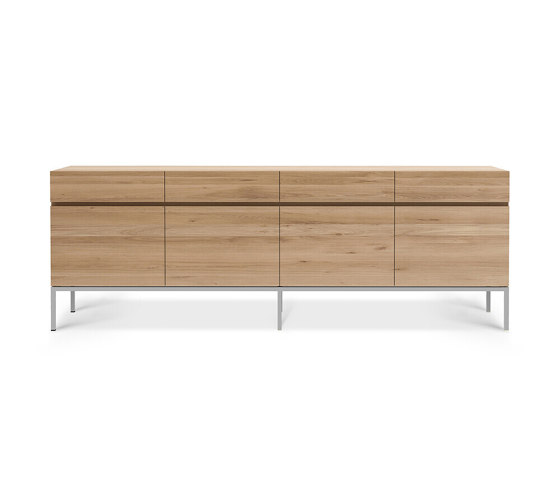 Ligna | Oak sideboard - 4 doors - 4 drawers | Buffets / Commodes | Ethnicraft