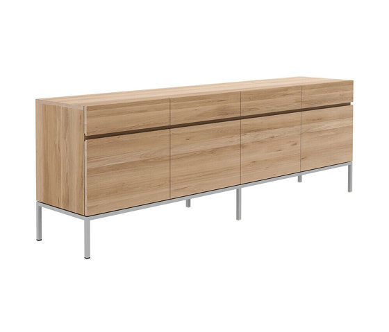 Ligna | Oak sideboard - 4 doors - 4 drawers | Credenze | Ethnicraft