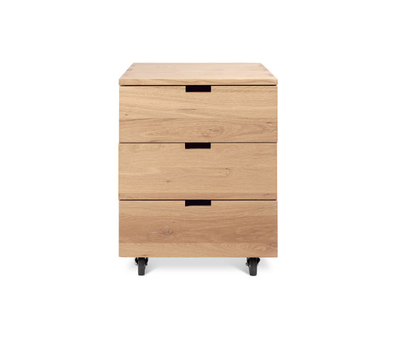 Billy | Oak drawer unit - 3 drawers | Cassettiere ufficio | Ethnicraft