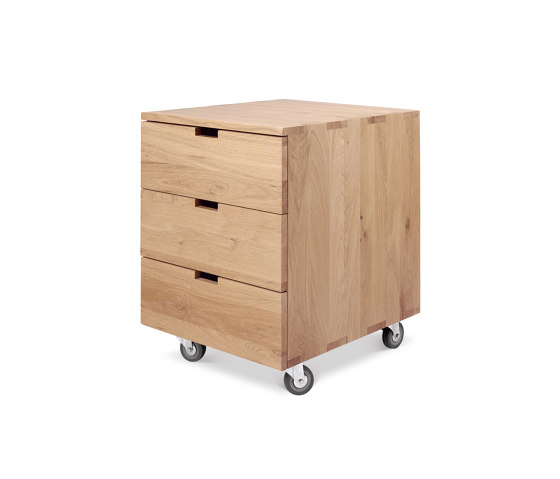 Billy | Oak drawer unit - 3 drawers | Beistellcontainer | Ethnicraft