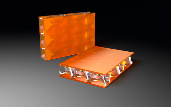 clear-PEP® UV satin orange | Plaques en matières plastiques | Design Composite