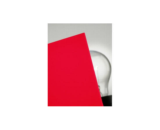 PLEXIGLAS® Fluorescent Rot 3H02 GT | Kunststoff Platten | Evonik Röhm