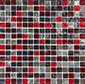 Astra Blend Rosso STRA 301 | Glass mosaics | L.I.K.E.