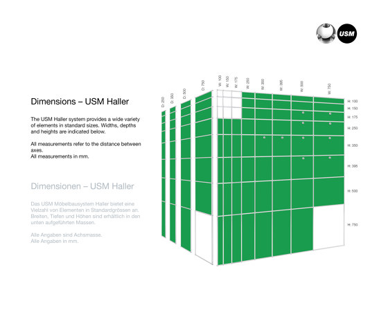 USM Haller Shelving | Pure White | Étagères | USM