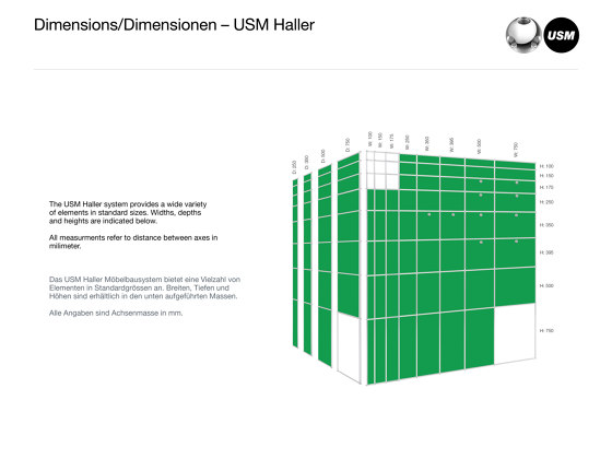 USM Haller Sideboard | USM Grün | Sideboards / Kommoden | USM