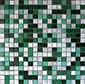 MBM301GAQ Acqua Graffiato | Metal mosaics | Metal Border Italia