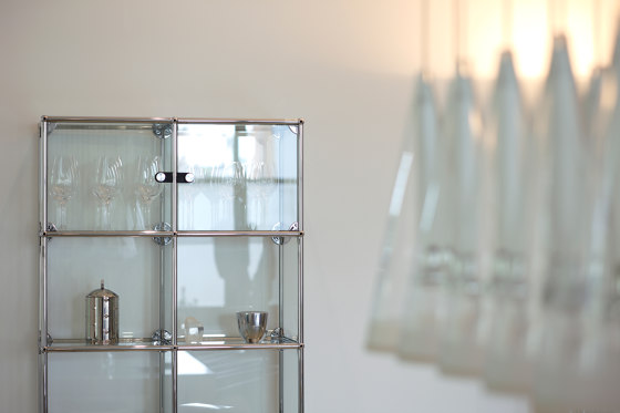 USM Haller Showcase | Transparent Glass | Vitrinas | USM
