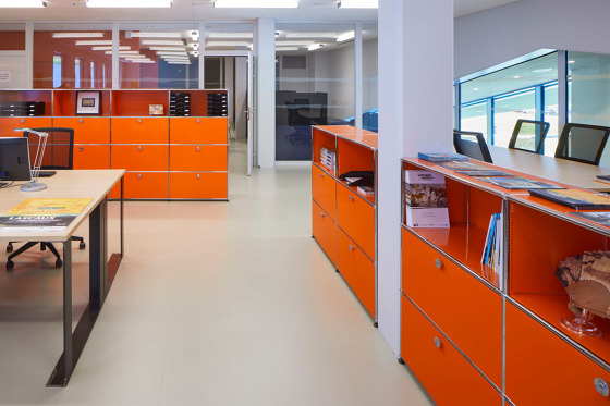 USM Haller Storage | Pure Orange | Sideboards | USM