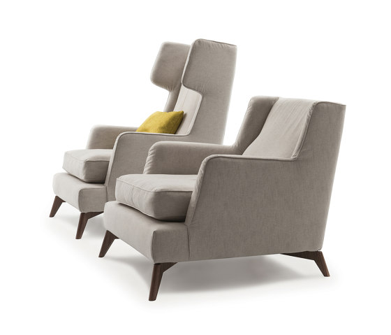 680 Class Low back armchair, high back armchair, small armchair | Armchairs | Vibieffe
