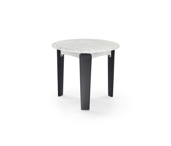 Tablet Small Table 50 H. 43 - Version with Carrara Marble Top | Coffee tables | ARFLEX
