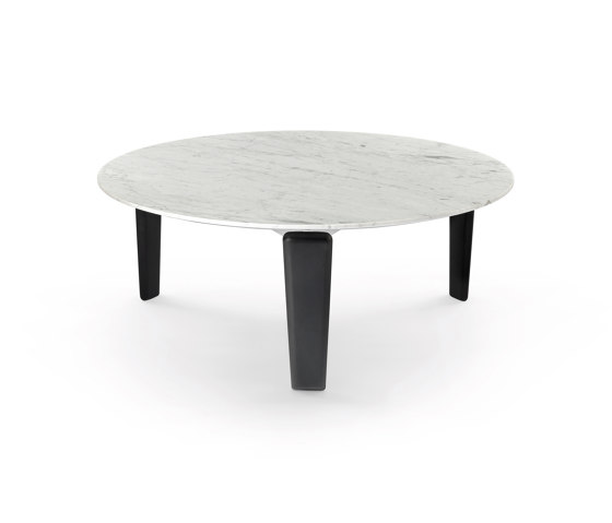 Tablet Petite table 80 H. 31 - Version avec plateau en marbre Carrara | Tables basses | ARFLEX