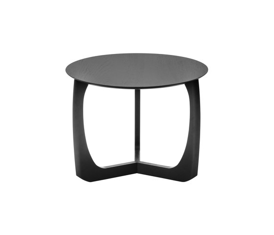 Lili lounge table Ø60 | black lacquered oak | Tables basses | møbel copenhagen