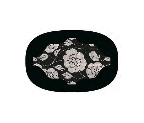 Mosaic Super Ellipse | Winter Flowers | Dining tables | Bisazza