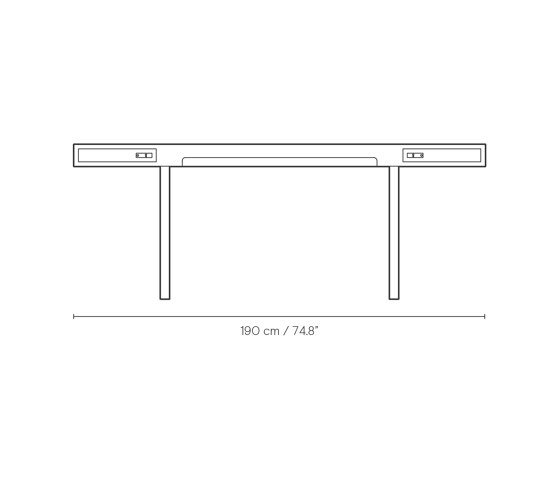 CH110 | Schreibtisch | Schreibtische | Carl Hansen & Søn