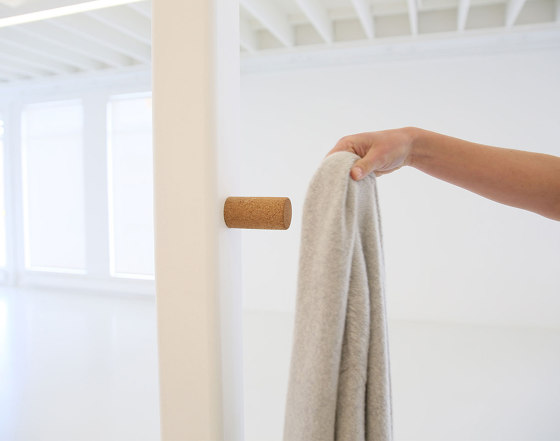 cork peg magnetic wall hooks + holders | Towel rails | molo