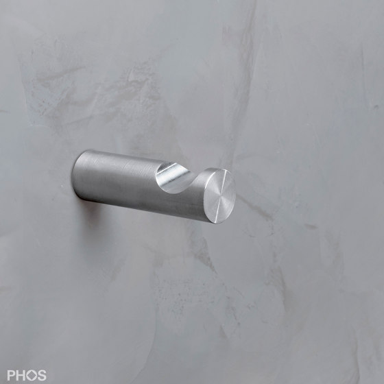 Gancho de pared cóncavo, longitud 5 cm, Ø16 mm | Estanterías toallas | PHOS Design