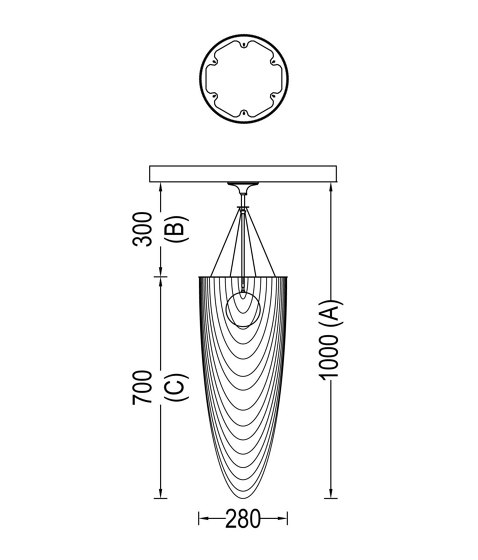 Circular Pod 280 Pendant Lamp | Lampade sospensione | Willowlamp
