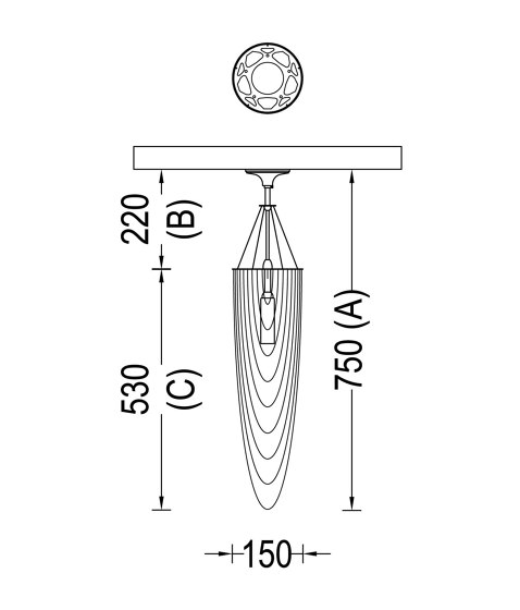 Circular Pod 150 Pendant Lamp | Lampade sospensione | Willowlamp