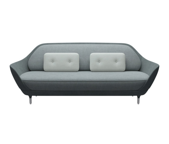 Favn™ | Sofa | JH9 | Textile | Satin polished aluminum base | Canapés | Fritz Hansen