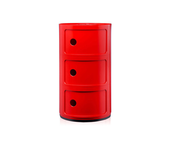 Componibili Classic Rouge 3 Éléments | Tables d'appoint | Kartell