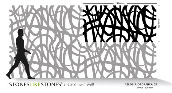 Celosias ORGANICA 02 | Verbundwerkstoff Platten | StoneslikeStones