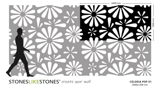 Celosias POP 01 | Pannelli composto | StoneslikeStones