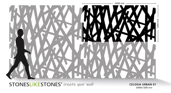 Celosias URBAN 01 | Panneaux composites | StoneslikeStones