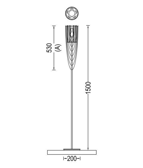 Circular Pod 150 Standing Lamp | Lampade piantana | Willowlamp