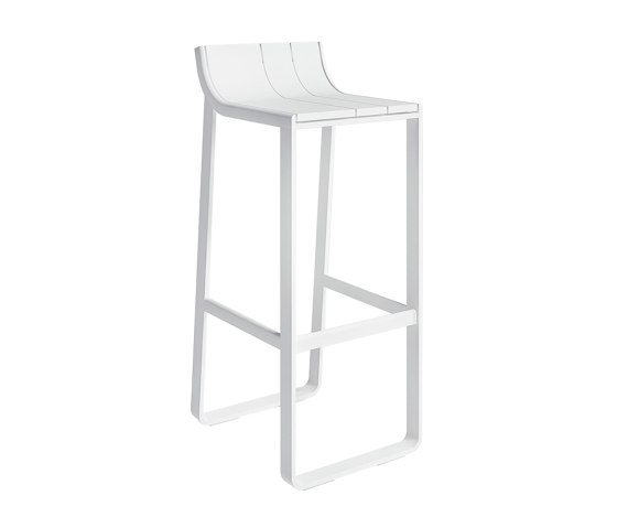 Flat High Stool with Backrest | Bar stools | GANDIABLASCO