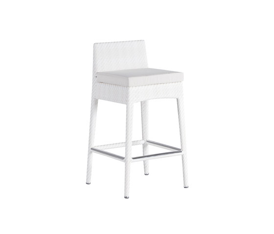 Amberes barstool, upholstered, with footrest | Sgabelli bancone | Point
