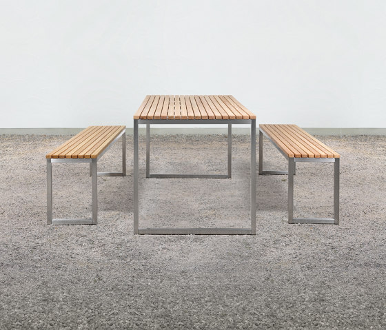 at_06 Table and on_05 Bench | Dining tables | Silvio Rohrmoser