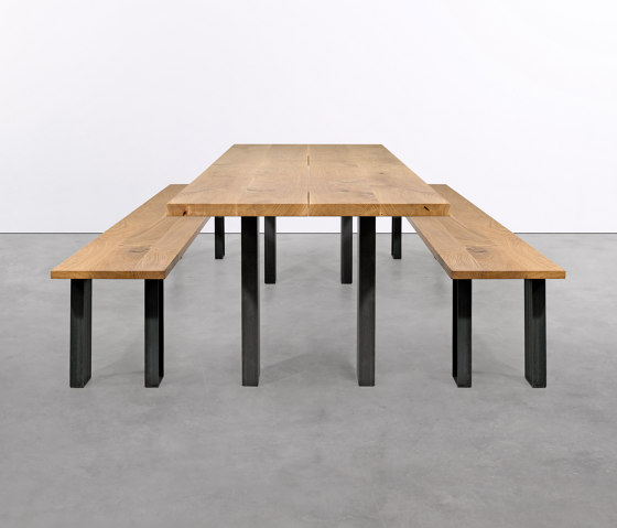 at_10 Table and on_09 Bench | Dining tables | Silvio Rohrmoser