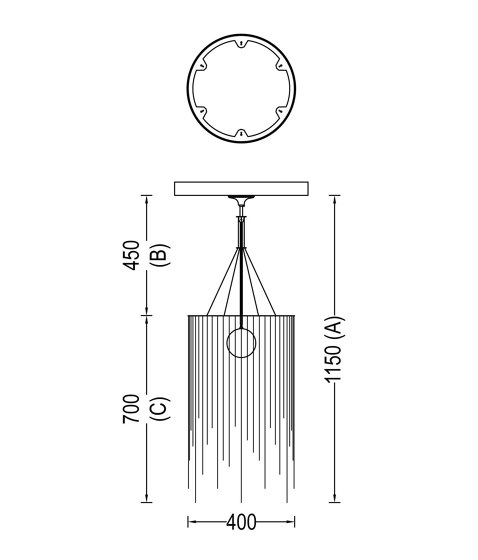 Circular Willow 400 Pendant Lamp | Lampade sospensione | Willowlamp