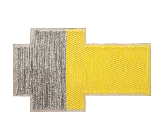 Mangas Space Rug Plait Amarillo 1 | Alfombras / Alfombras de diseño | GAN