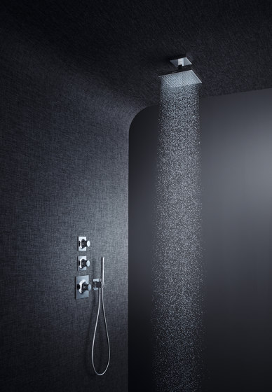 AXOR Shower Collection Overhead Shower 24 x 24 DN15 with ceiling connection | Shower controls | AXOR