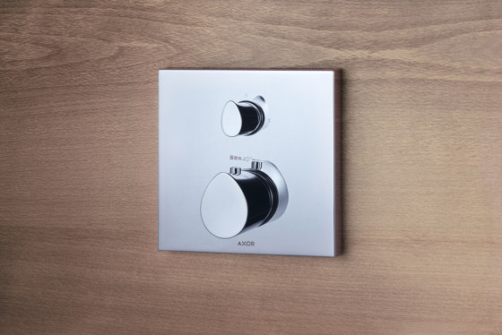 AXOR Starck Organic Thermostatic Mixer for concealed installation with shut-off|diverter valve | Shower controls | AXOR