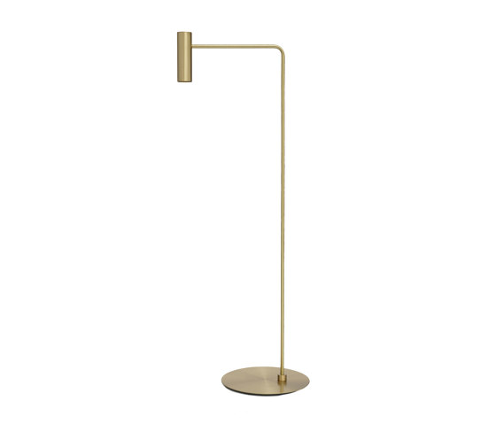 Heron floor satin brass | Free-standing lights | CTO Lighting