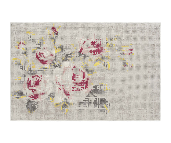 Canevas Rug Flowers Natural 4–6 | Tappeti / Tappeti design | GAN