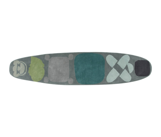 Surf Rug Race Índico Blue 1 | Rugs | GAN