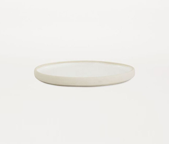 OTTO plate white (L) | Set of 2 | Cuencos | Frama