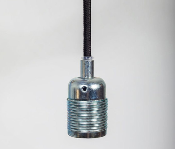 E27 pendant Steel / Black Cable | Lampade sospensione | Frama