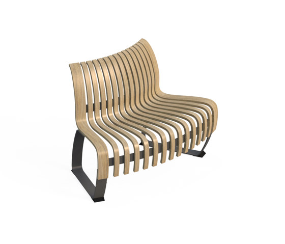 Nova C Back Convex 30° | Benches | Green Furniture Concept