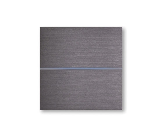 Sentido - brushed volcanic grey - 2-way | KNX-Systems | Basalte