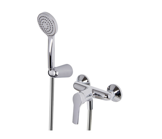 Serie 4 F3765 | Exposed shower mixer with shower set | Shower controls | Fima Carlo Frattini