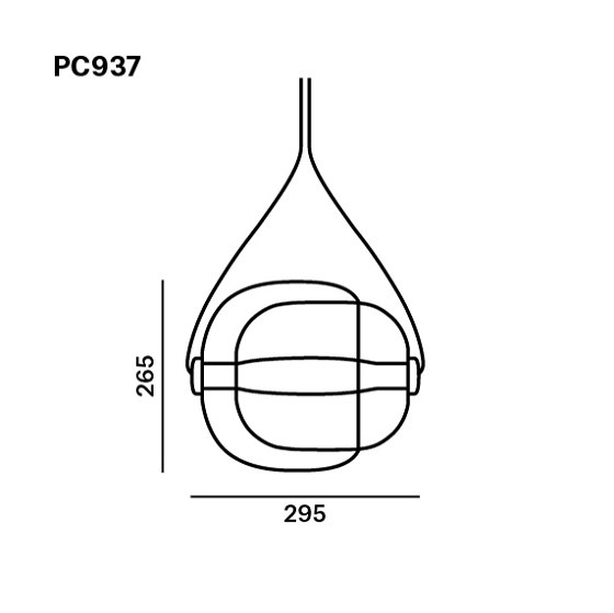 Capsula Single PC937 | Lampade sospensione | Brokis