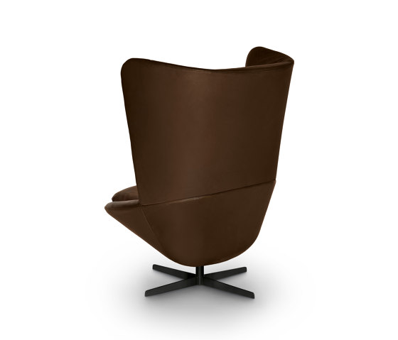 Ladle Armchair - High Backrest/Swivel Spoke Base Leather Version | Sillones | ARFLEX